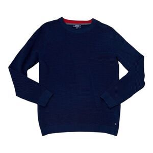 Izod Blue Ribbed Sweater Boys 18/20